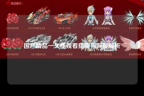 国产精品一久线观看指南与深度解析