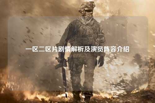 一区二区片剧情解析及演员阵容介绍