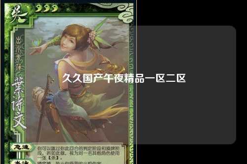久久国产午夜精品一区二区